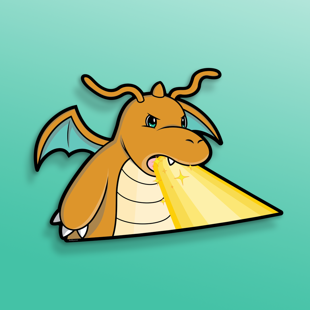 Dragonite Hyper Beam Peeker